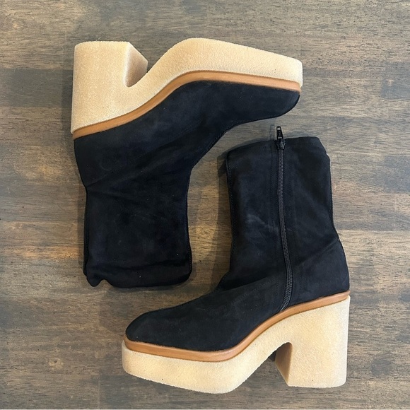 Free People Gigi Ankle Boot Black Size 39.5 - Picture 5 of 8